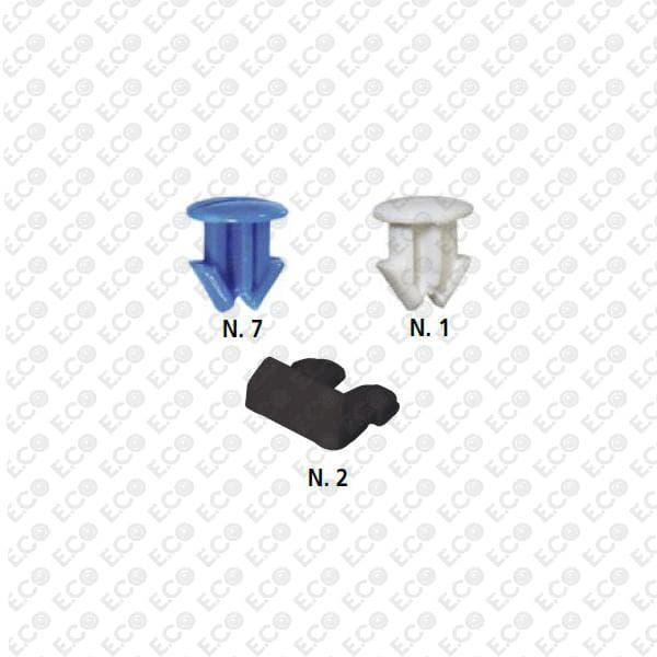 KIT FISSAGGIO TARGHE DAL 1999