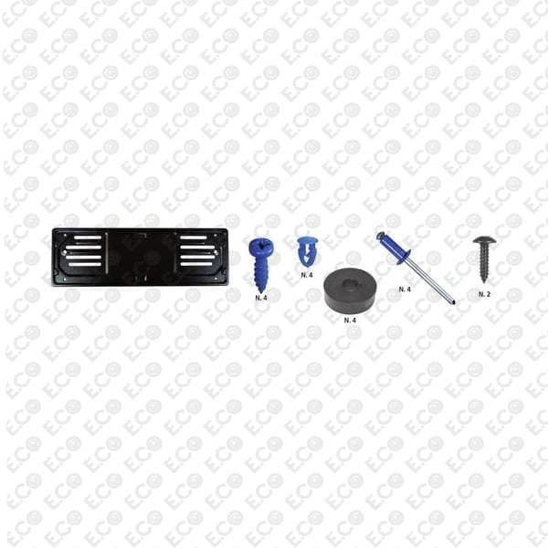 KIT TARGA ANTERIORE + FISSAGGI