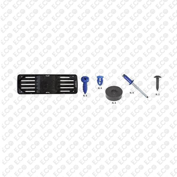 KIT TARGA ANTERIORE + FISSAGGI
