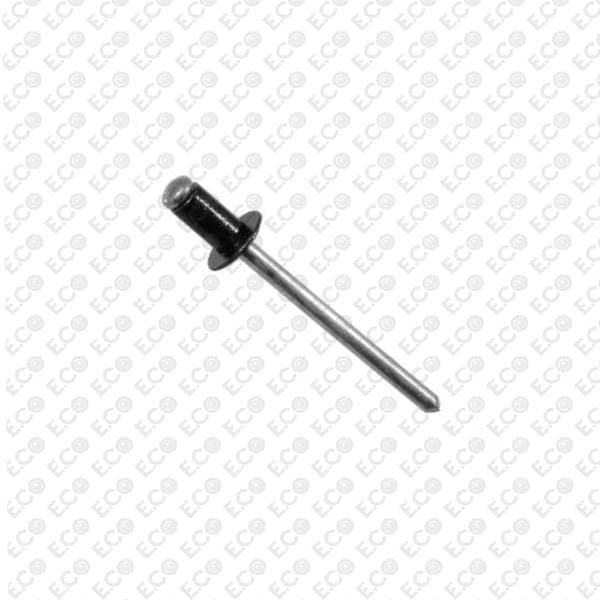 Rivetto nero Ø 4,8x8 per vetture Alfa Romeo