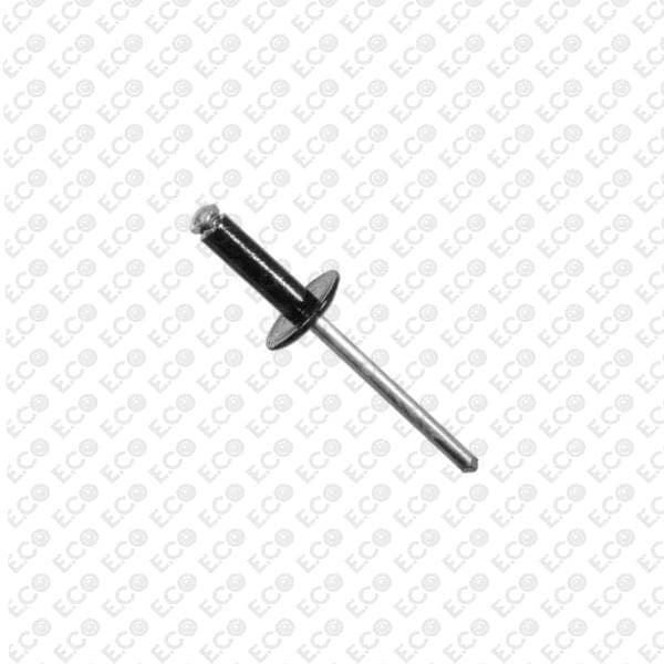 Rivetto ristar (fiore) anodizzato nero Ø 4,8x16