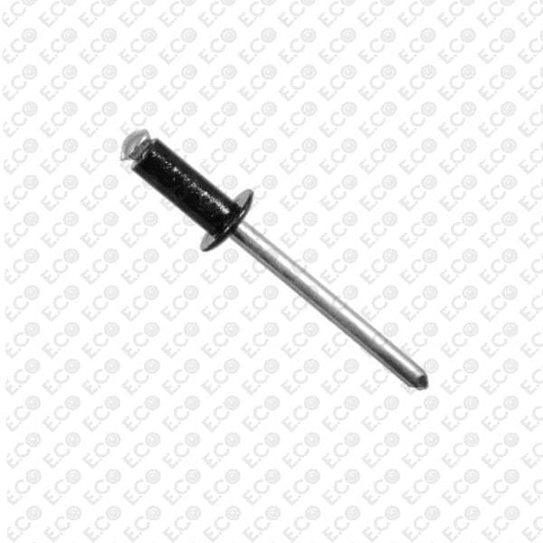 Rivetto ristar (fiore) anodizzato nero Ø 4,8x12