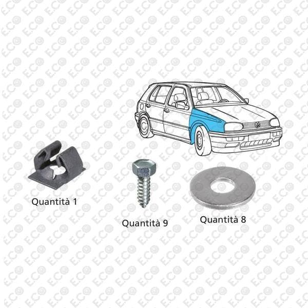 Kit riparazione parafango vetture Volkwagen Golf