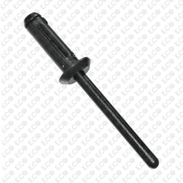 Rivetto in plastica nero Ø 5,0 x 15
