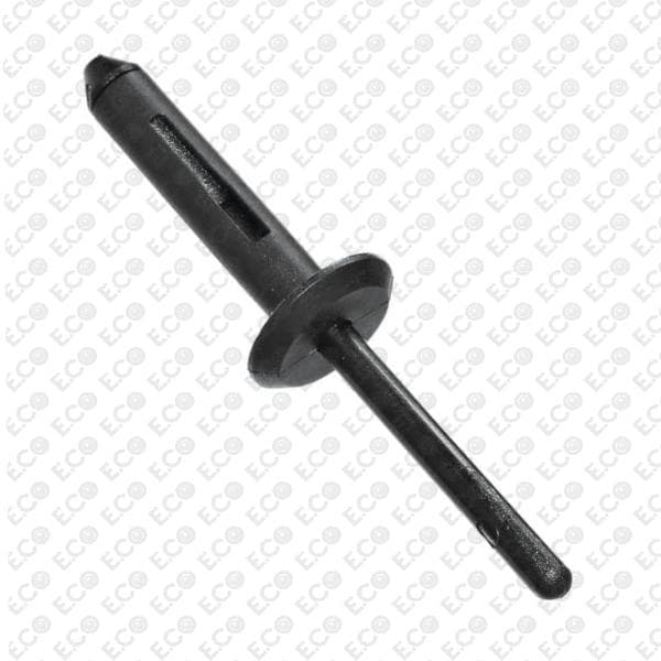 Rivetto in plastica nero Ø 5,0 x 22