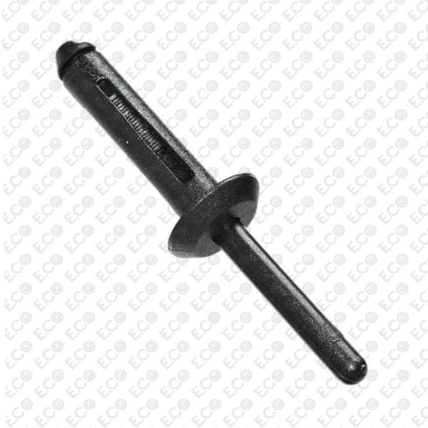 Rivetto in plastica nero Ø 6,5x 25