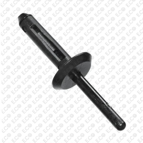 Rivetto in plastica nero Ø 6,5 x 25